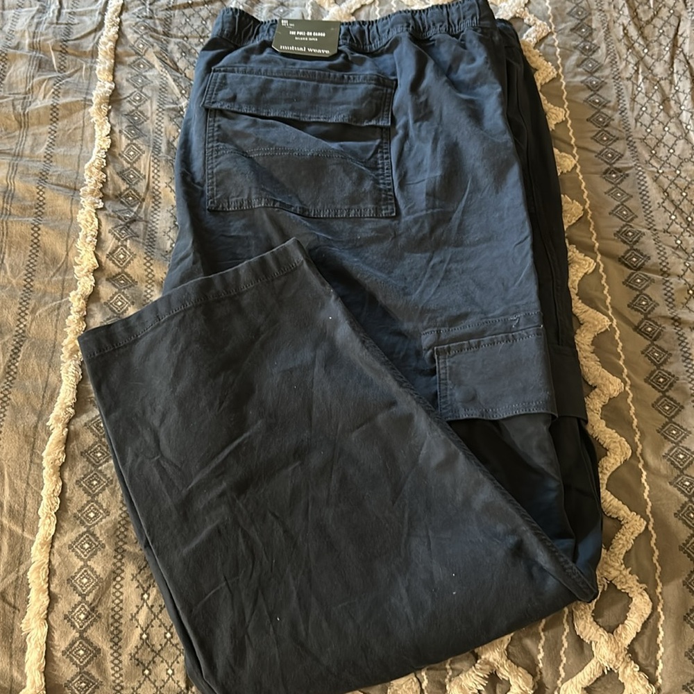 Casual Blue Cargo Pants